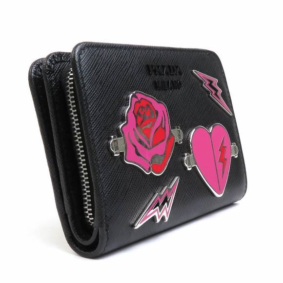 Prada Wallet Metal Black - Picture 1 of 5